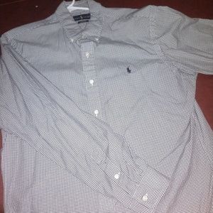 Polo Men's Large Long Sleeve Button Down